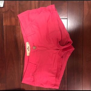Hollister pink shorts size 3